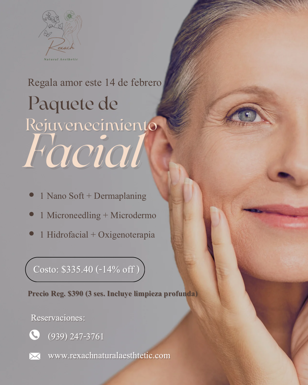 🧖♀️ Paquete de Rejuvenecimiento Facial – Edición San Valentín