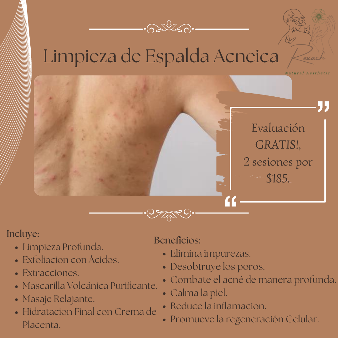 Limpieza de Espalda Acneica
