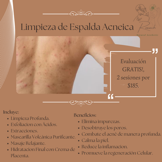 Limpieza de Espalda Acneica